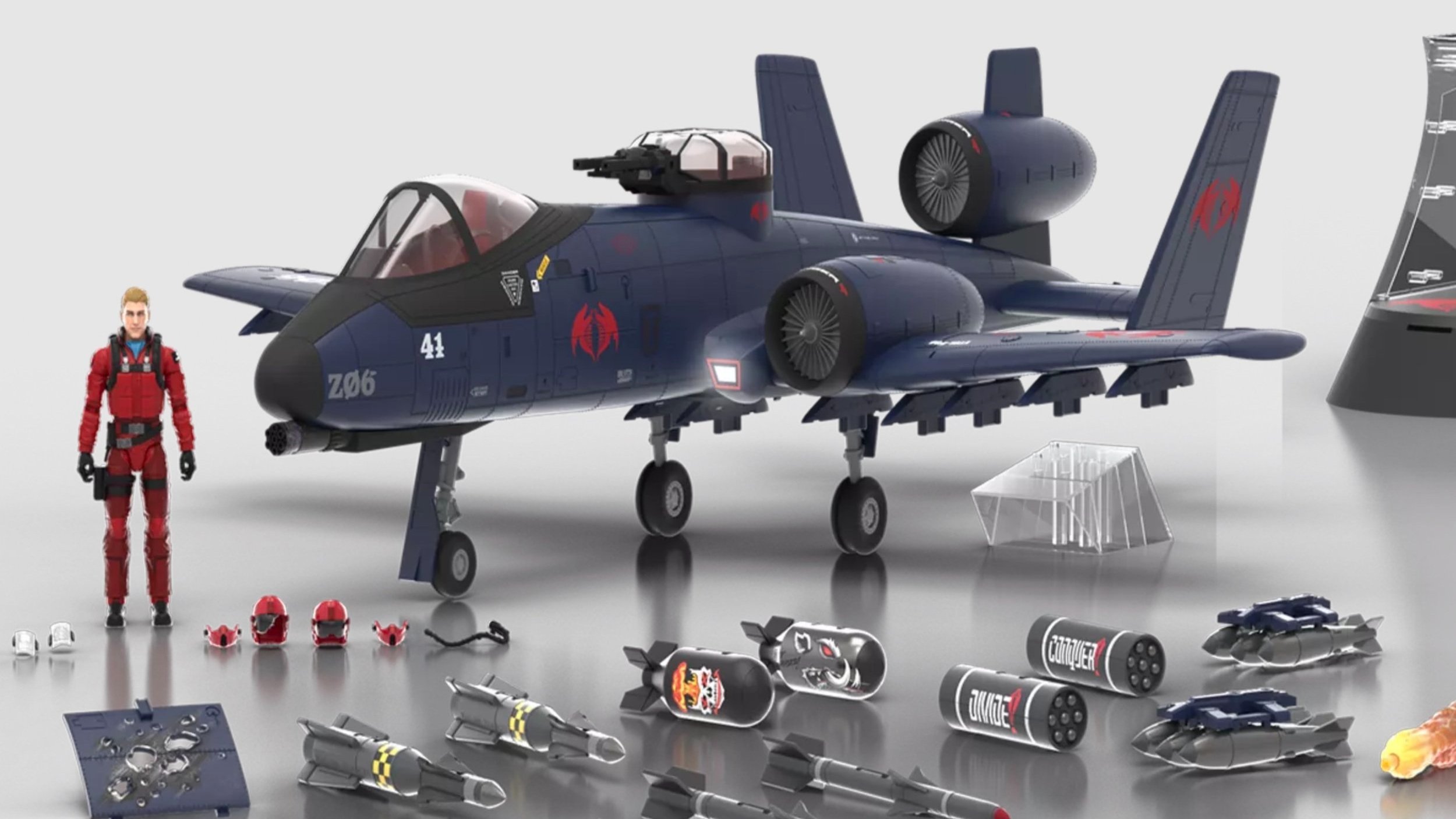 Hasbro Reveals G.I. Joe Classified Epic Cobra Rattler Ground Attack Jet HasLab GeekTyrant